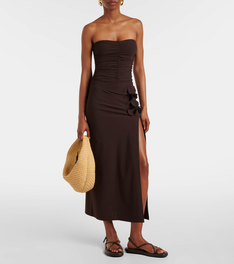 KARLA COLLETTO Tess floral-appliqué maxi skirt outlook