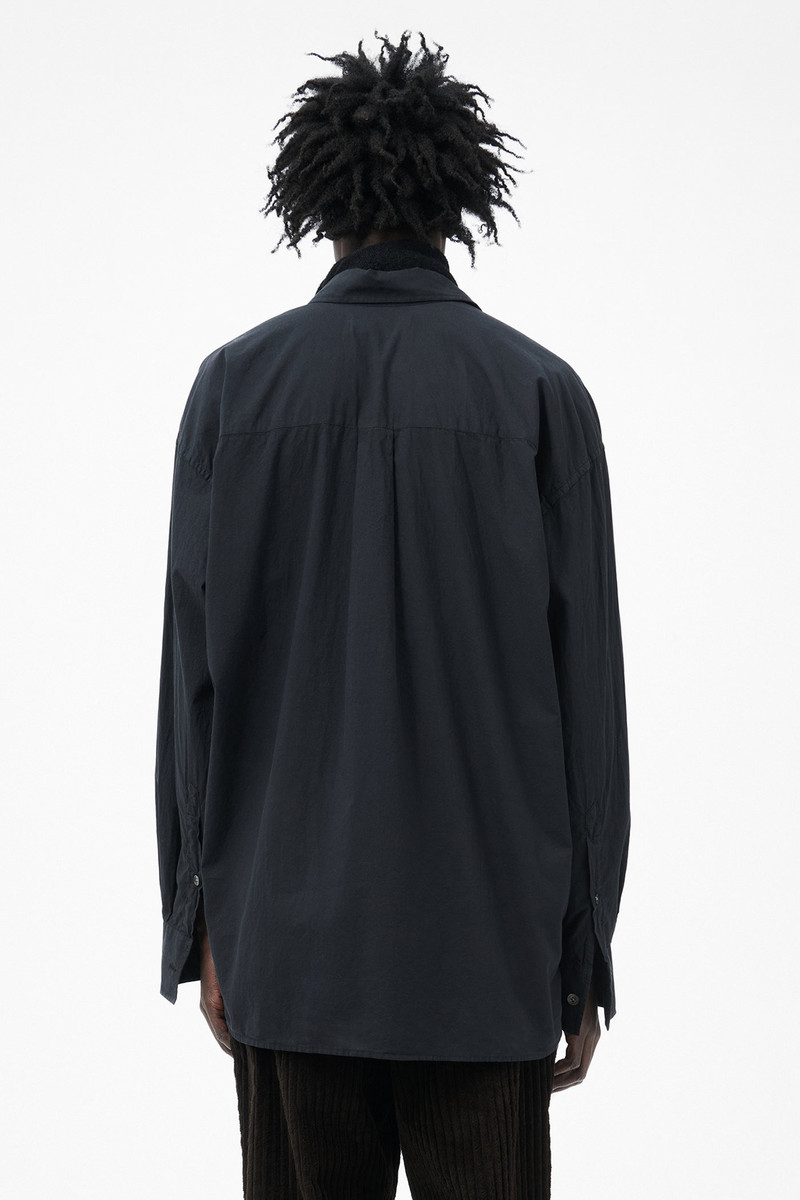 Borrowed BD Shirt Black Voile 5