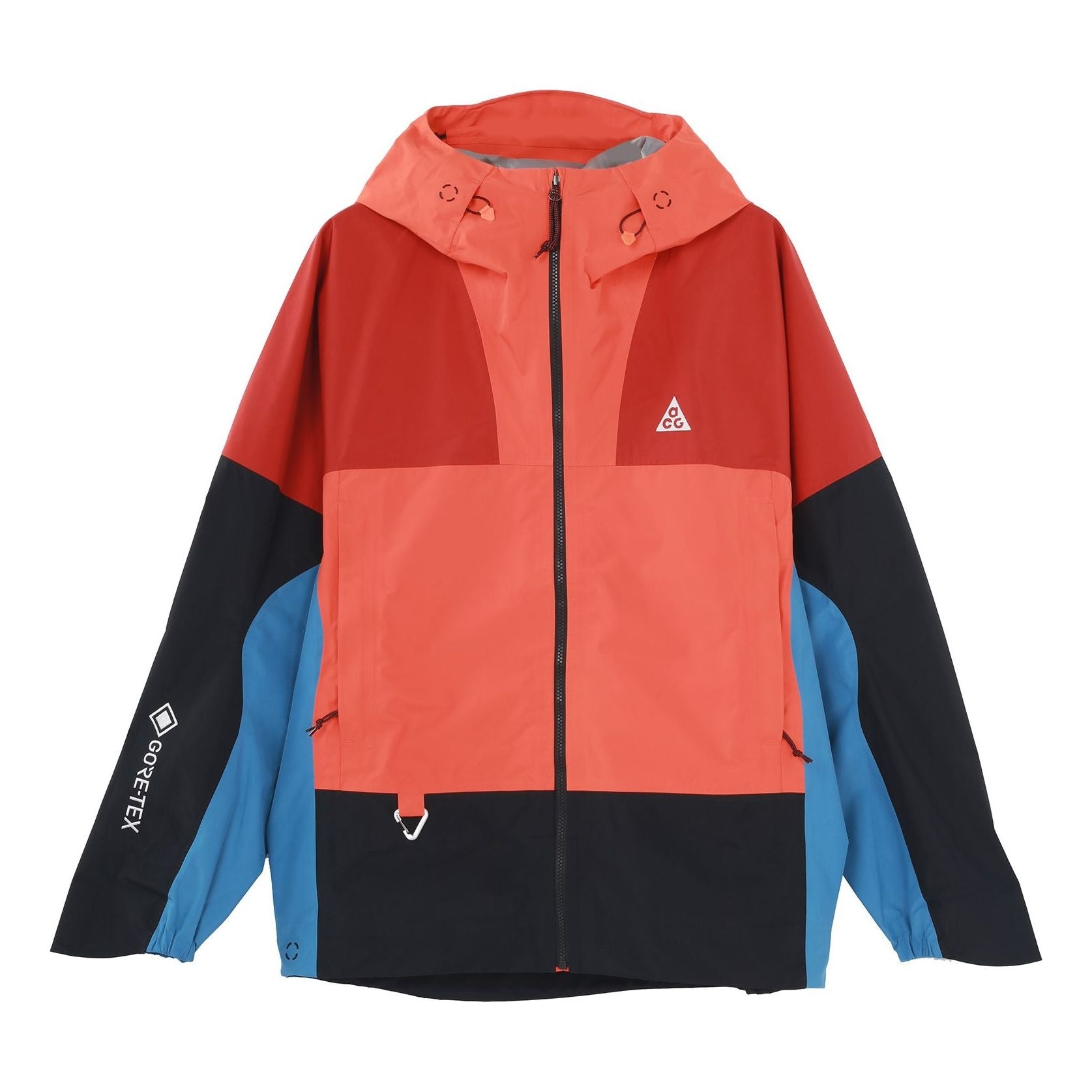 Nike Contrasting Colors Casual waterproof Hooded Jacket Orange DB3560-817 - 1