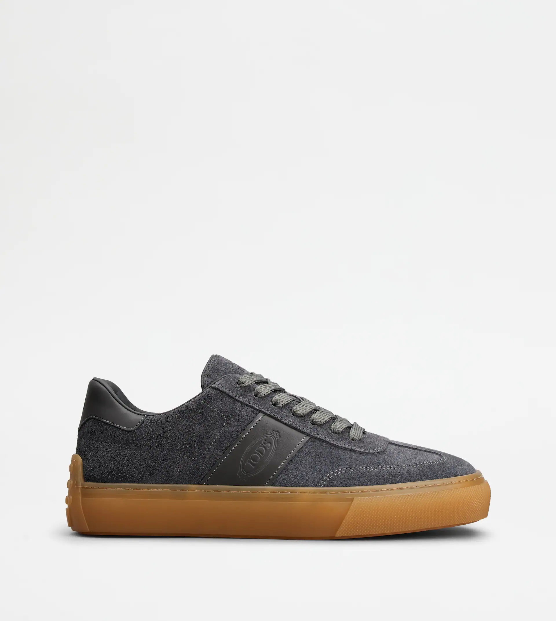 TOD'S SNEAKERS IN SUEDE - GREY - 1