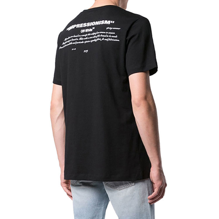 Off-White Cotton Short Sleeve Mens Logo Normal Fit OMAA027R191850081088 - 3
