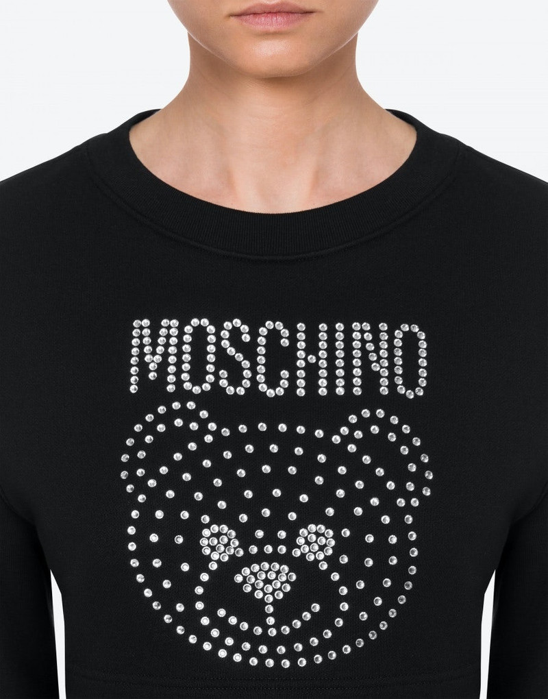 CRYSTAL TEDDY CROPPED SWEATSHIRT 4