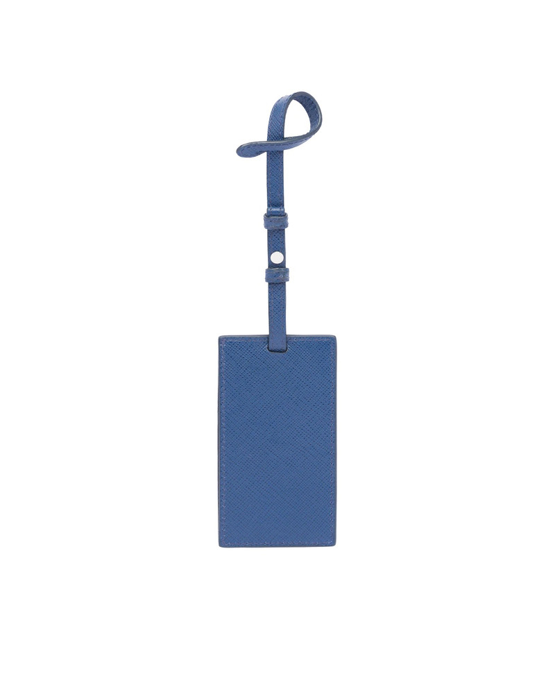 Prada My Character Saffiano name tag outlook