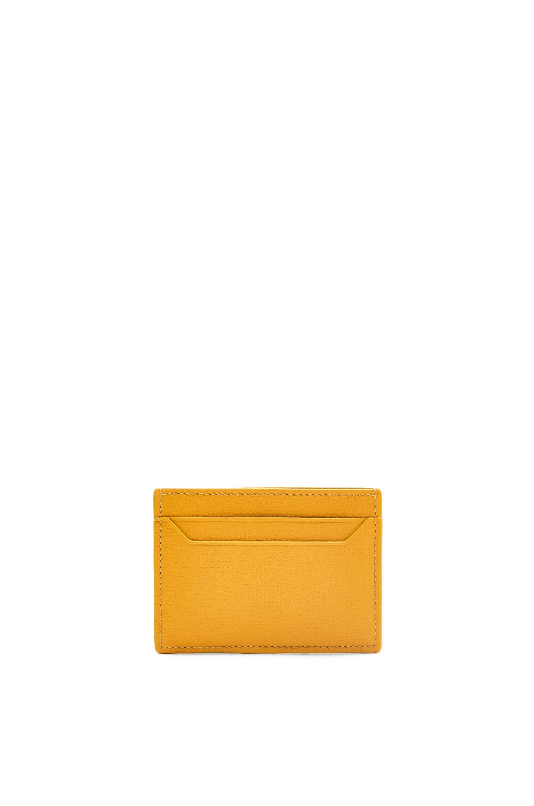 Anagram plain cardholder in pebble grain calfskin - 3