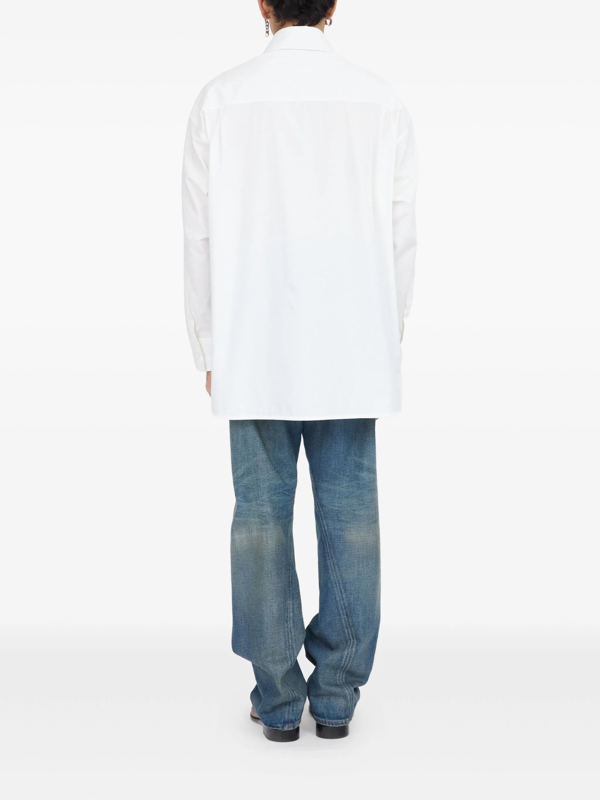 Mm6 Maison Margiela Numbers Motif-patch Shirt - 5