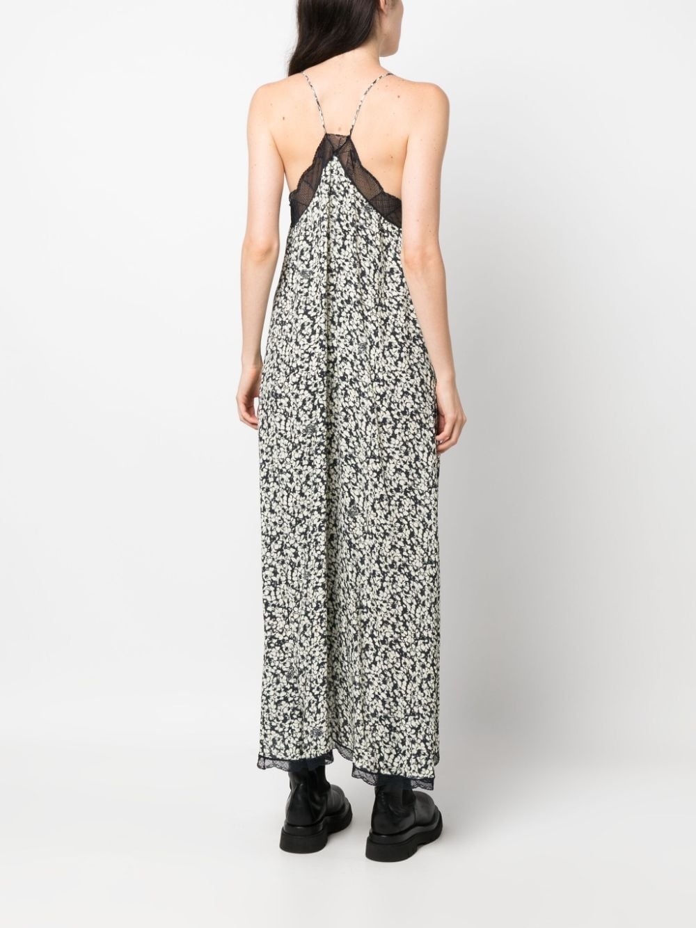 Risty floral-print midi dress - 4