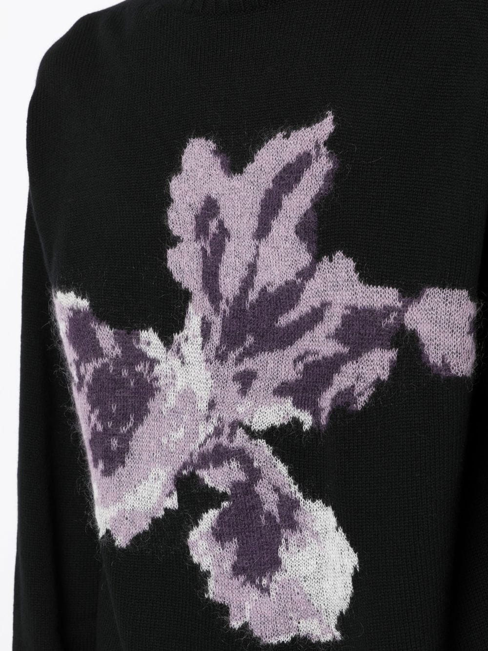 floral intarsia-knit wool jumper - 5