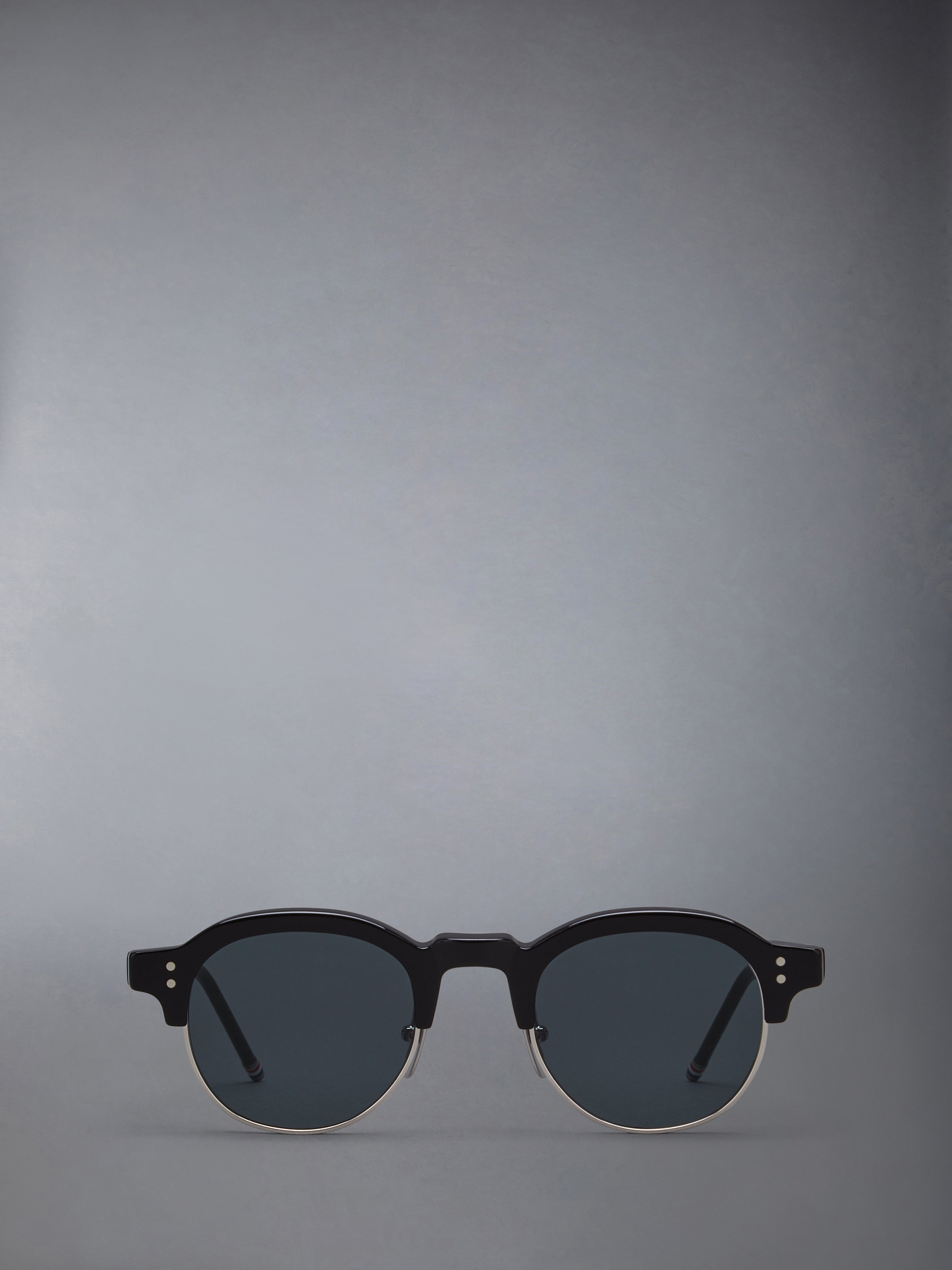 Acetate And Titanium Oval Sunglasses - 1