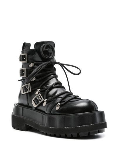 GUCCI Interlocking G leather boots outlook