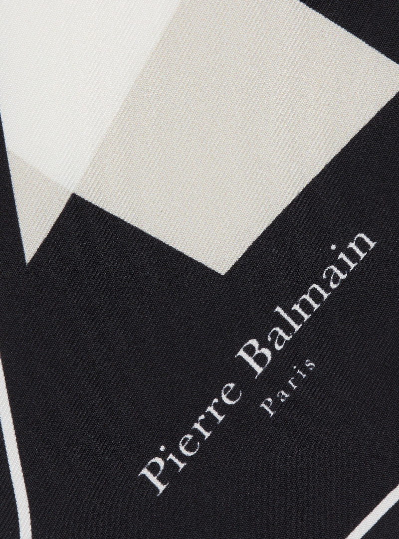 Balmain Gingham silk bandana outlook