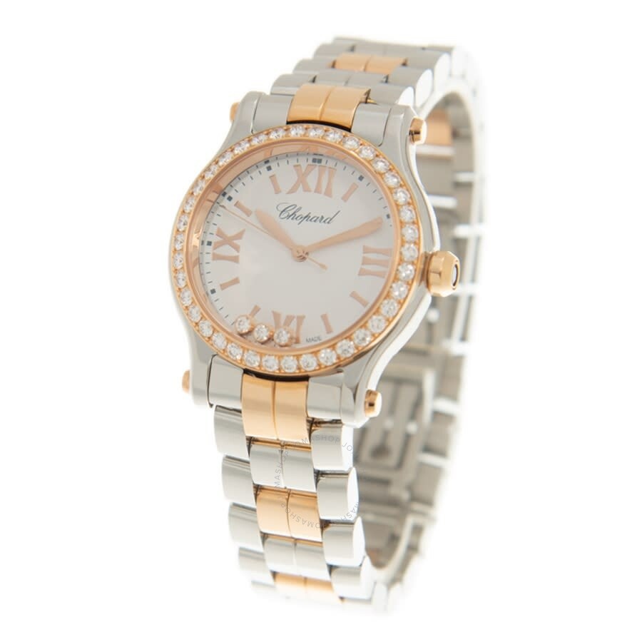 Chopard Happy Sport Quartz Diamond White Dial Ladies Watch 278590-6004 - 4