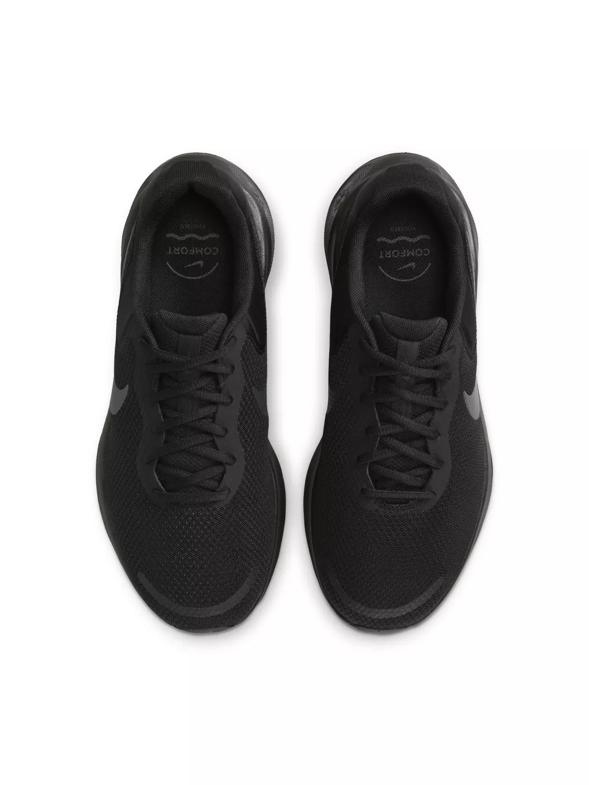 Revolution 7 "Black/Off Noir" Men's Wide Running Shoe - 4