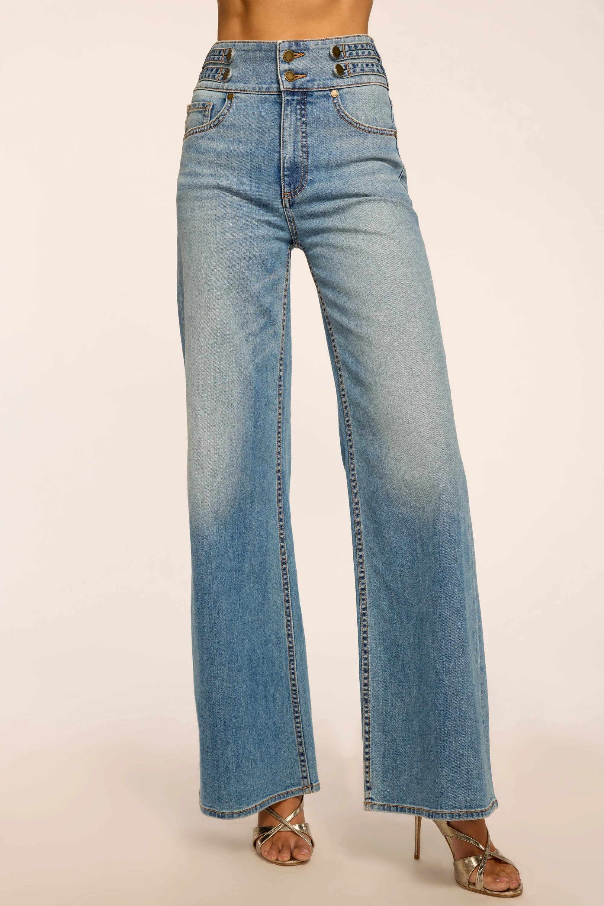 Liv High Rise Wide Leg Jean - 1