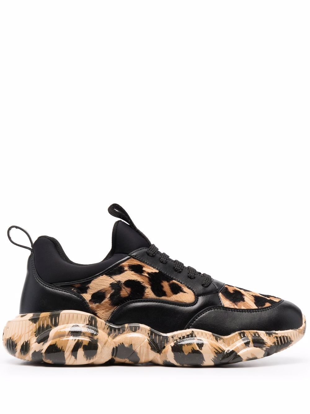 Teddy leopard-print sneakers - 1