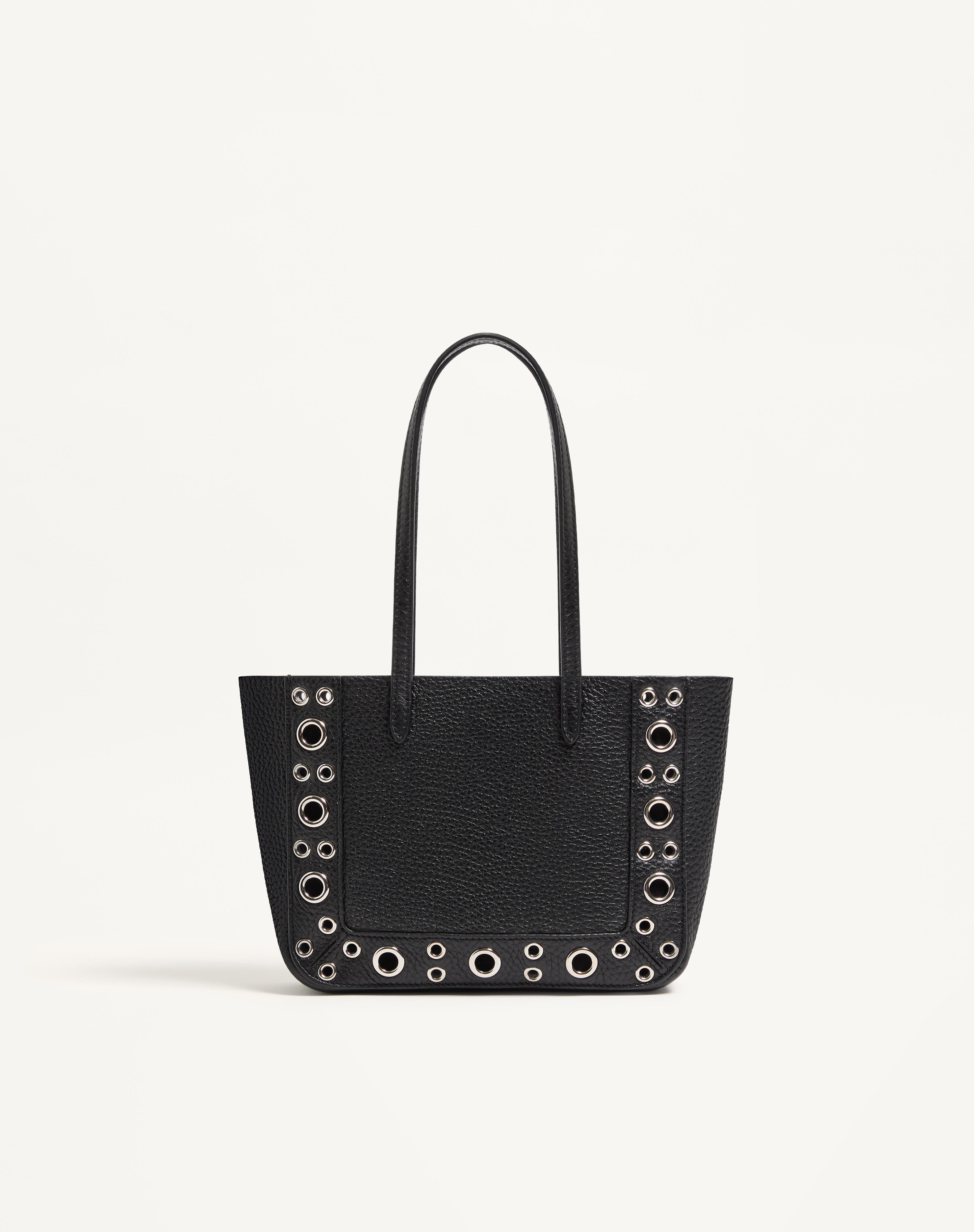 VALENTINO GARAVANI NELLCÔTE MINI SHOPPING BAG IN GRAINY CALFSKIN - 5