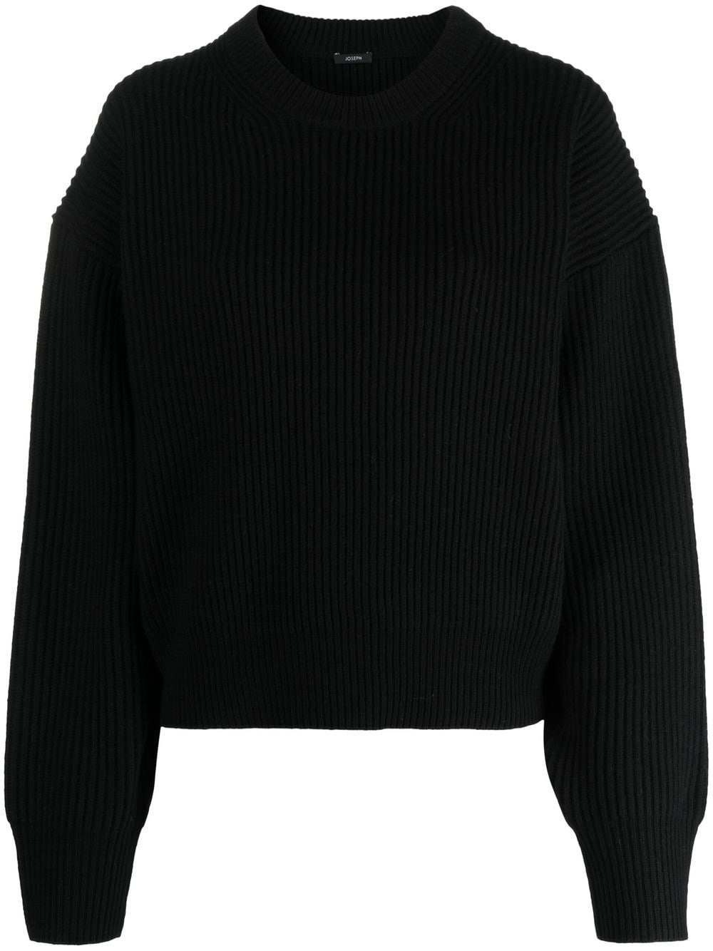 round-neck knitted jumper - 1