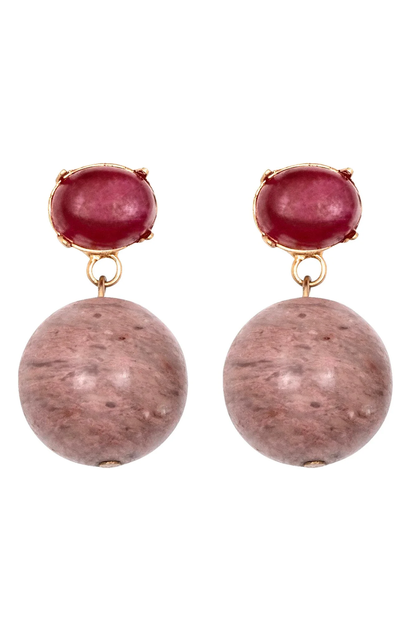 Jennifer Behr Everly Earrings in Rhodonite at Nordstrom - 1