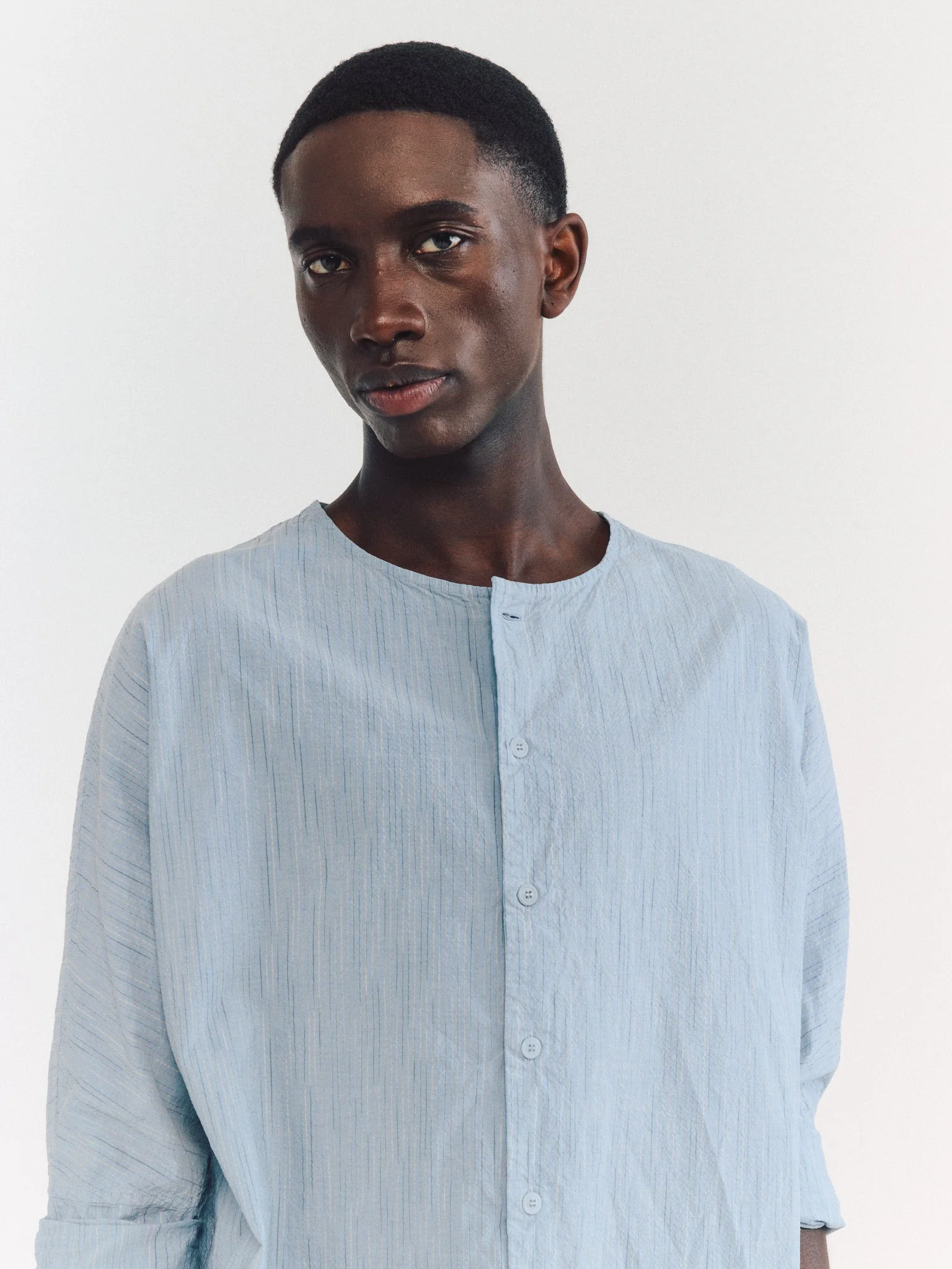ECLIPSE SHIRT - WIND STRIPE - BLUE STRIPE - 1