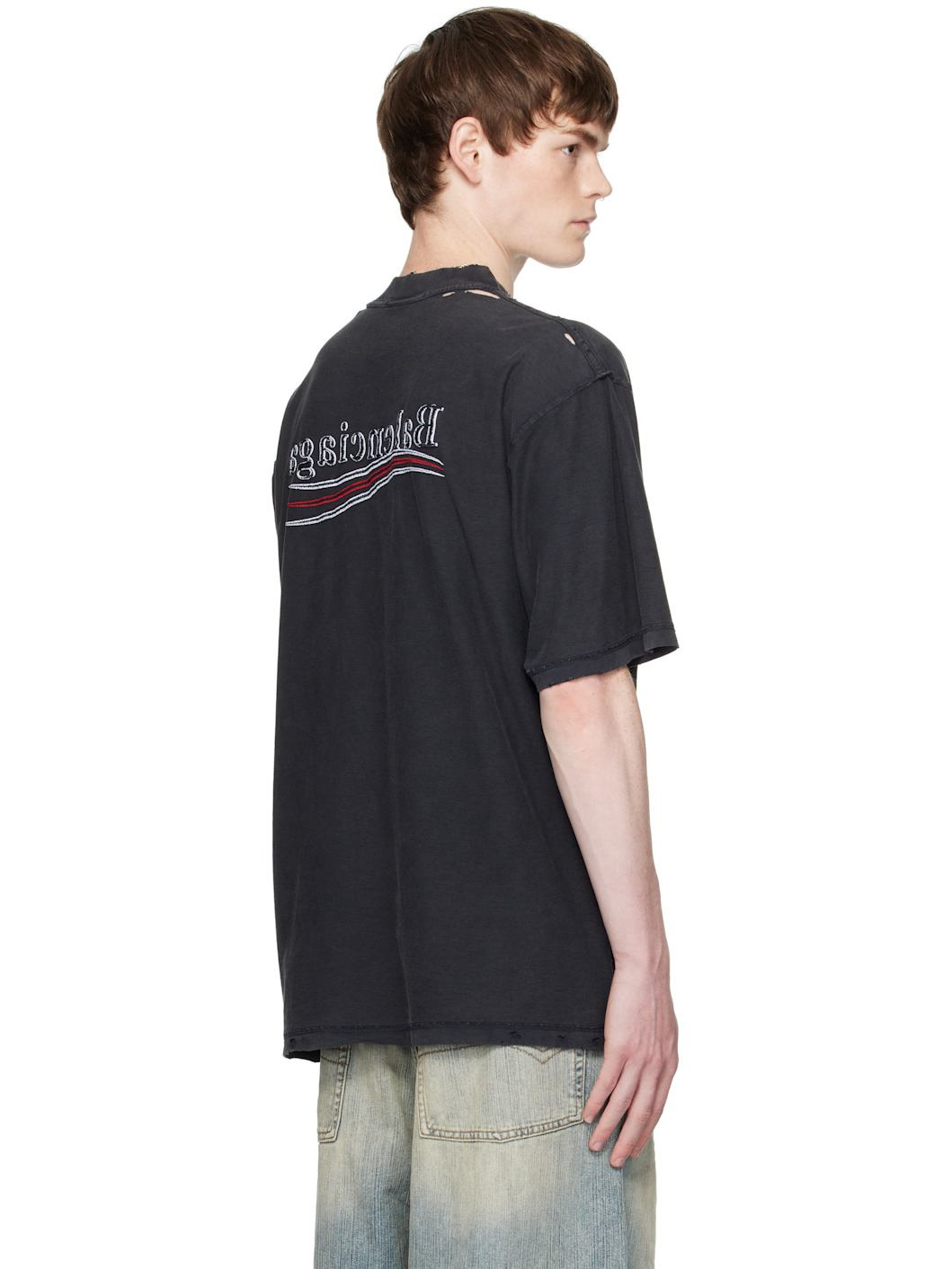 Gray Political Campaign Inside-Out T-shirt - 3