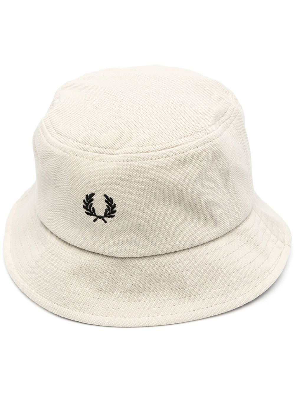 embroidered-logo bucket hat - 1