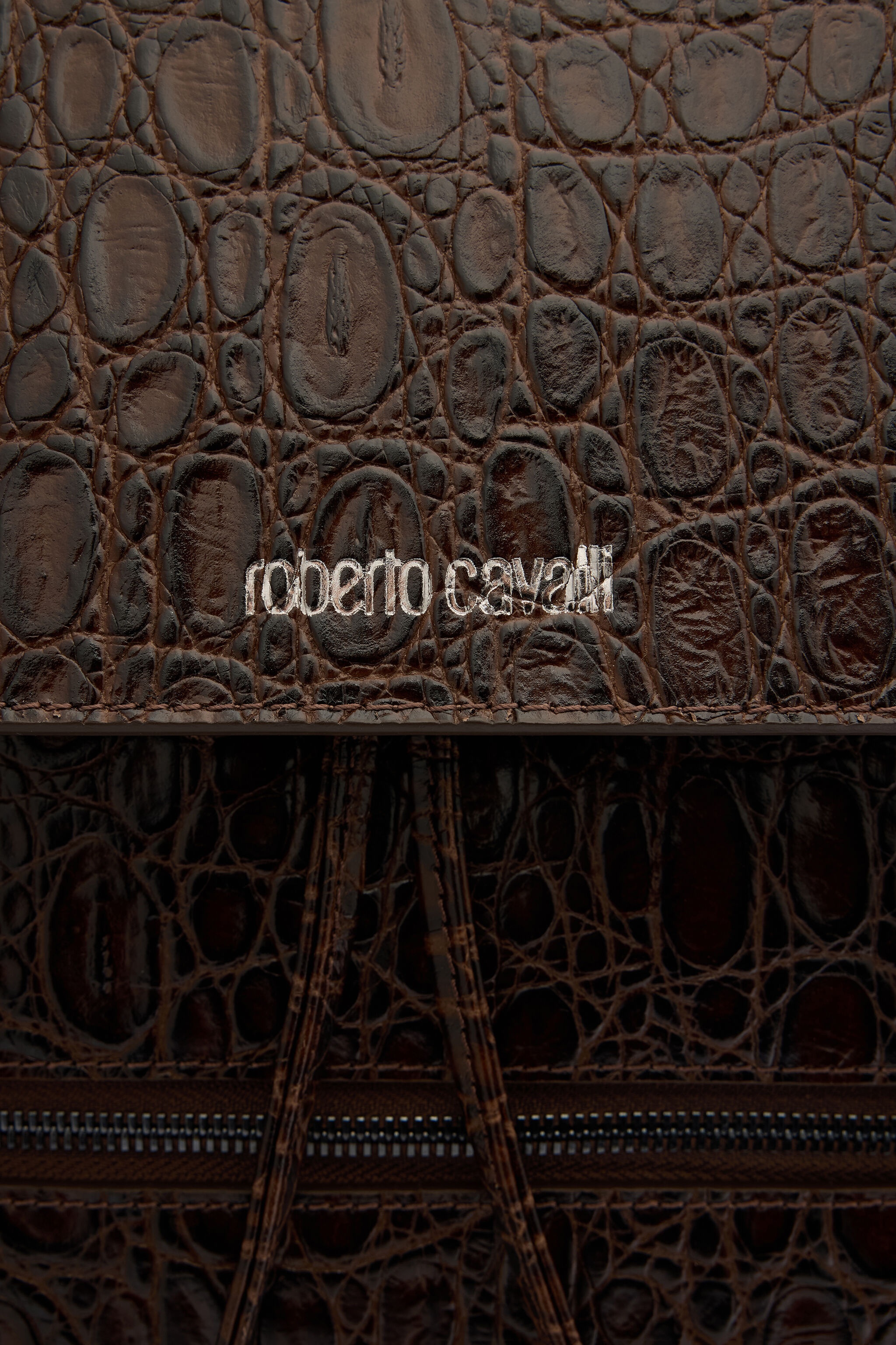 Crocodile Scale-Effect Backpack - 4