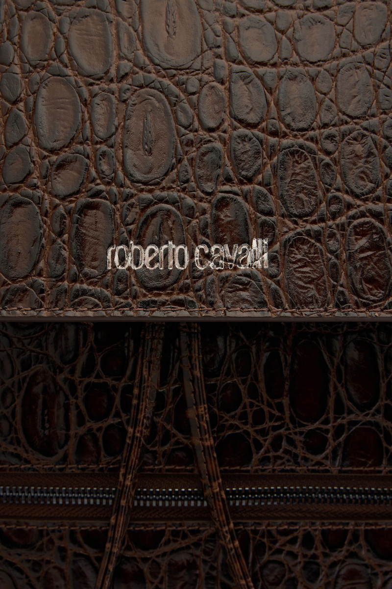 Crocodile Scale-Effect Backpack 4