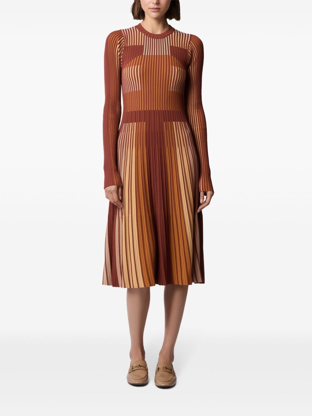 striped knitted dress - 2