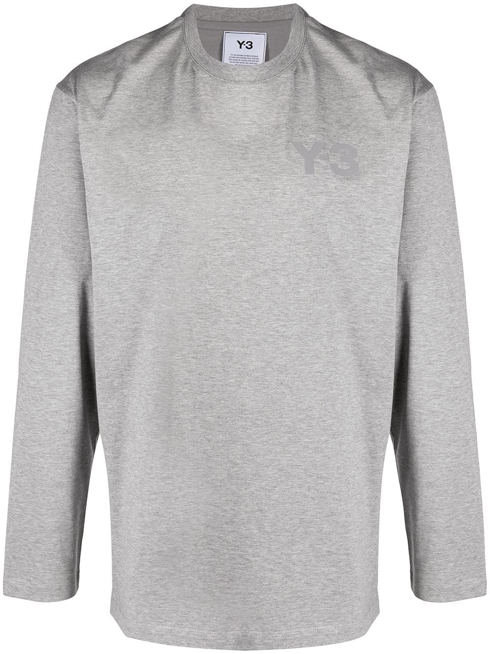 logo-print cotton sweatshirt - 1