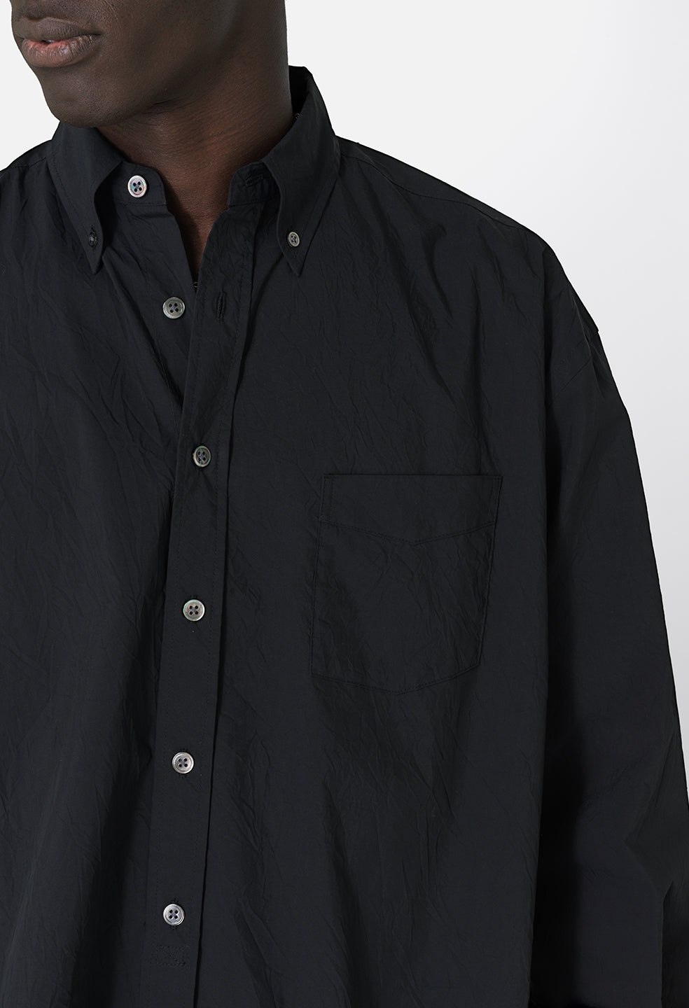 CRINKLED KIMONO SHIRT - 6