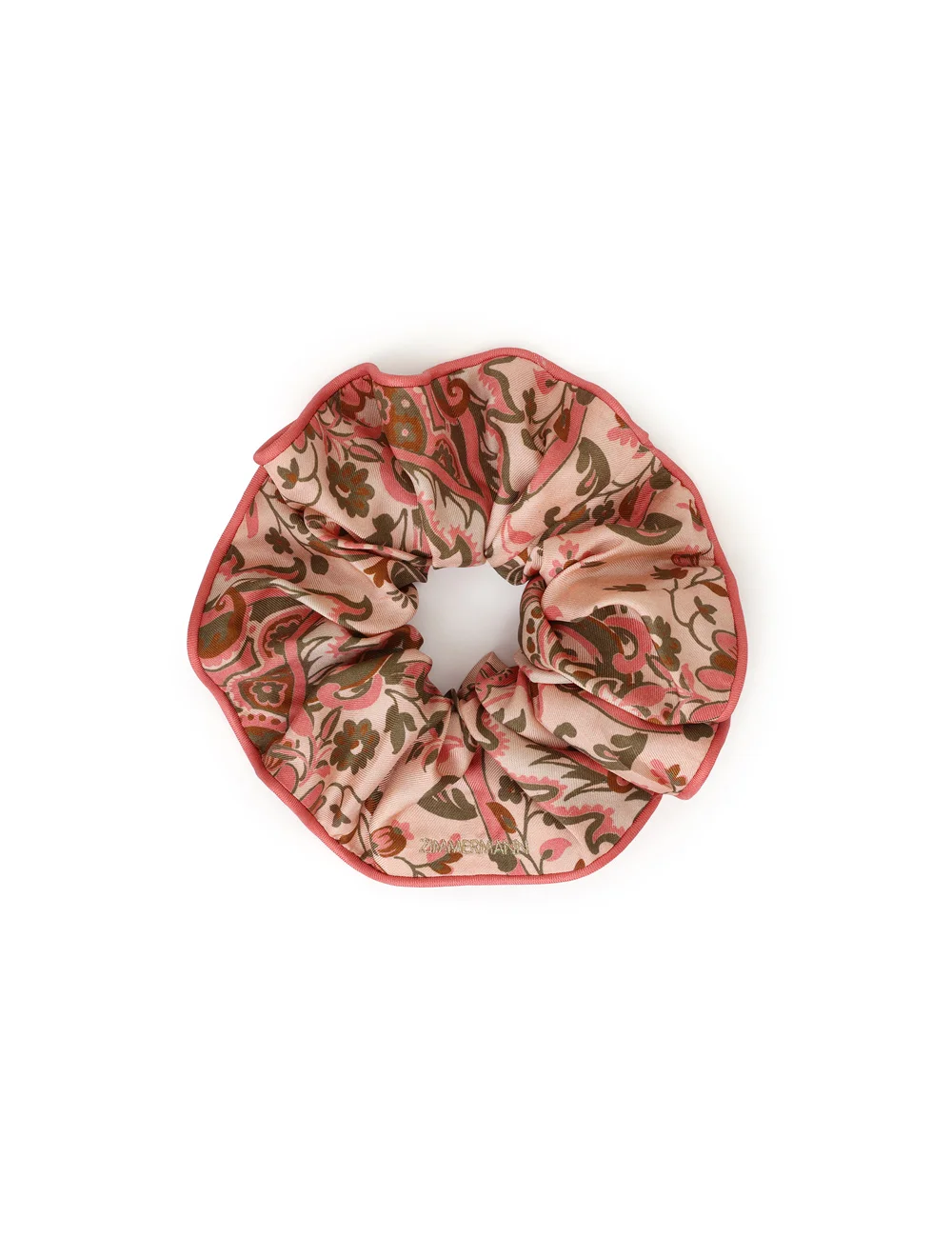 PRINTED SILK SCRUNCHIE - 1
