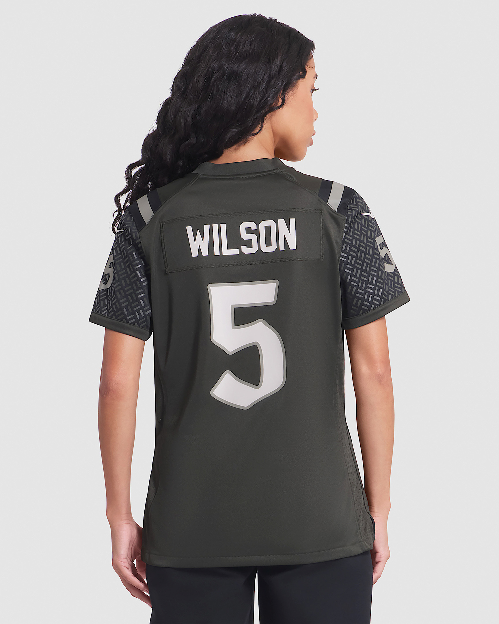 Garrett Wilson New York Jets Rivalries Collection Women’s Nike NFL Game Jersey - 2