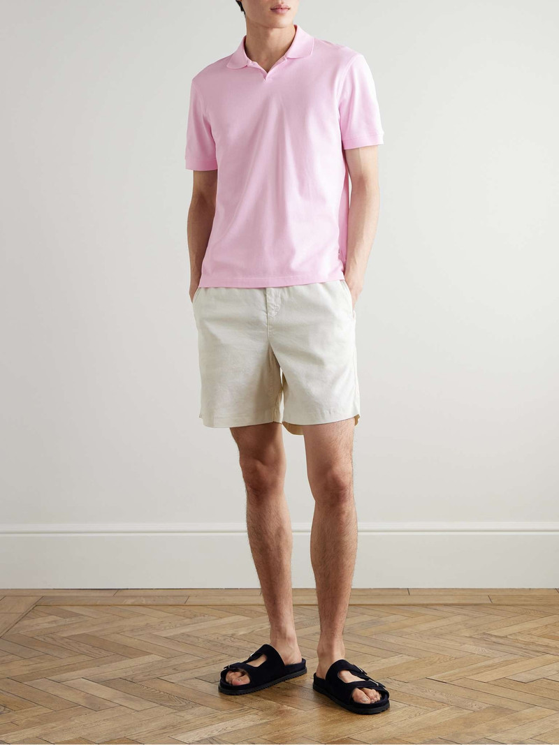 ORLEBAR BROWN Bruno Slim-Fit Organic Cotton-Piqué Polo Shirt outlook
