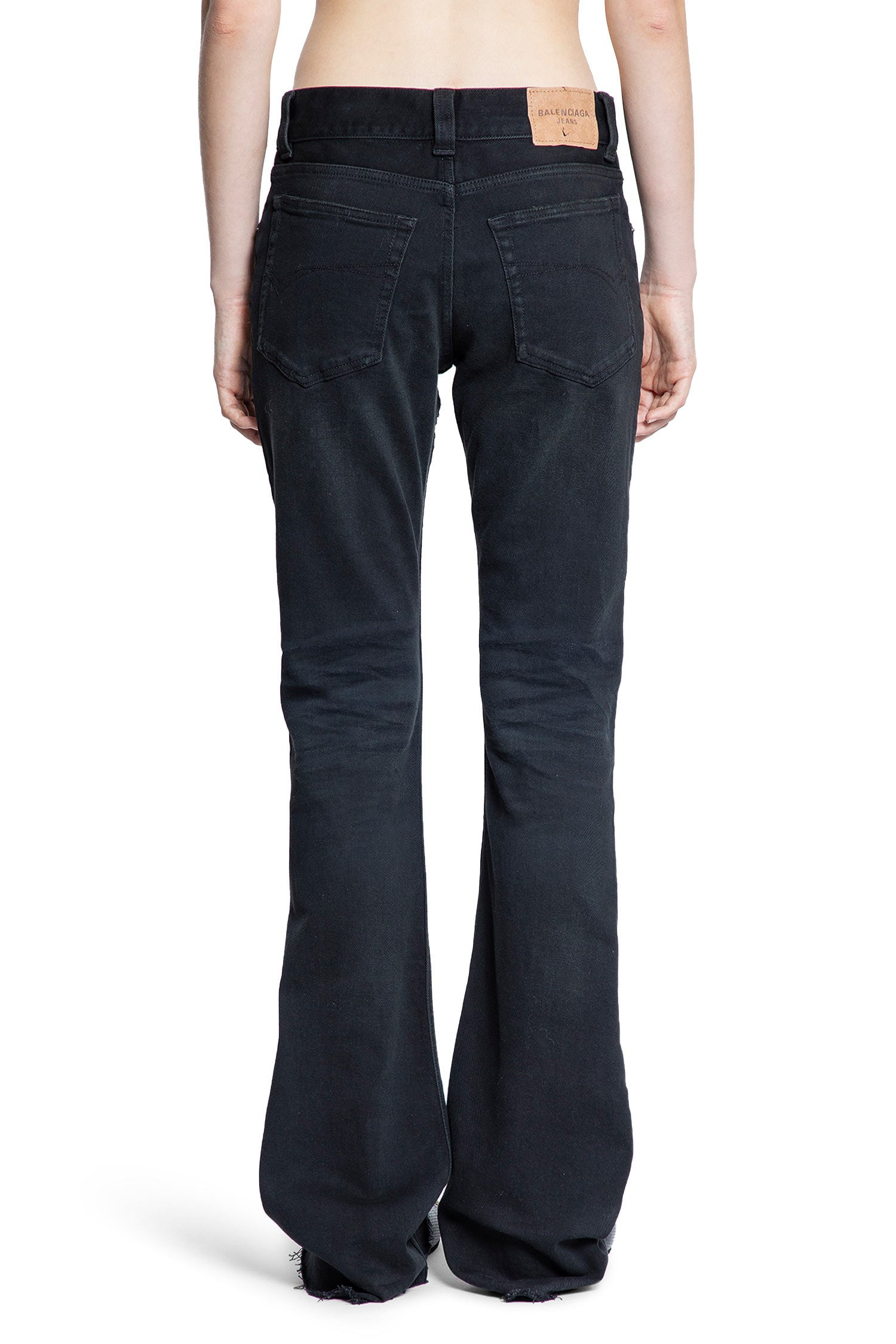 Slim-Fit-Bootcut-Pants-In-Cotton-Denim - 3