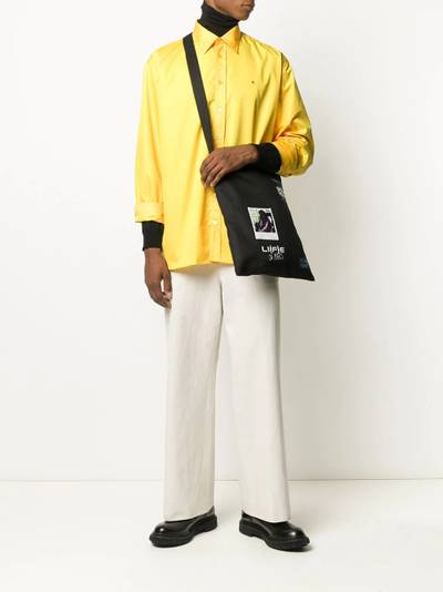 Raf Simons embroidered logo buttoned shirt outlook