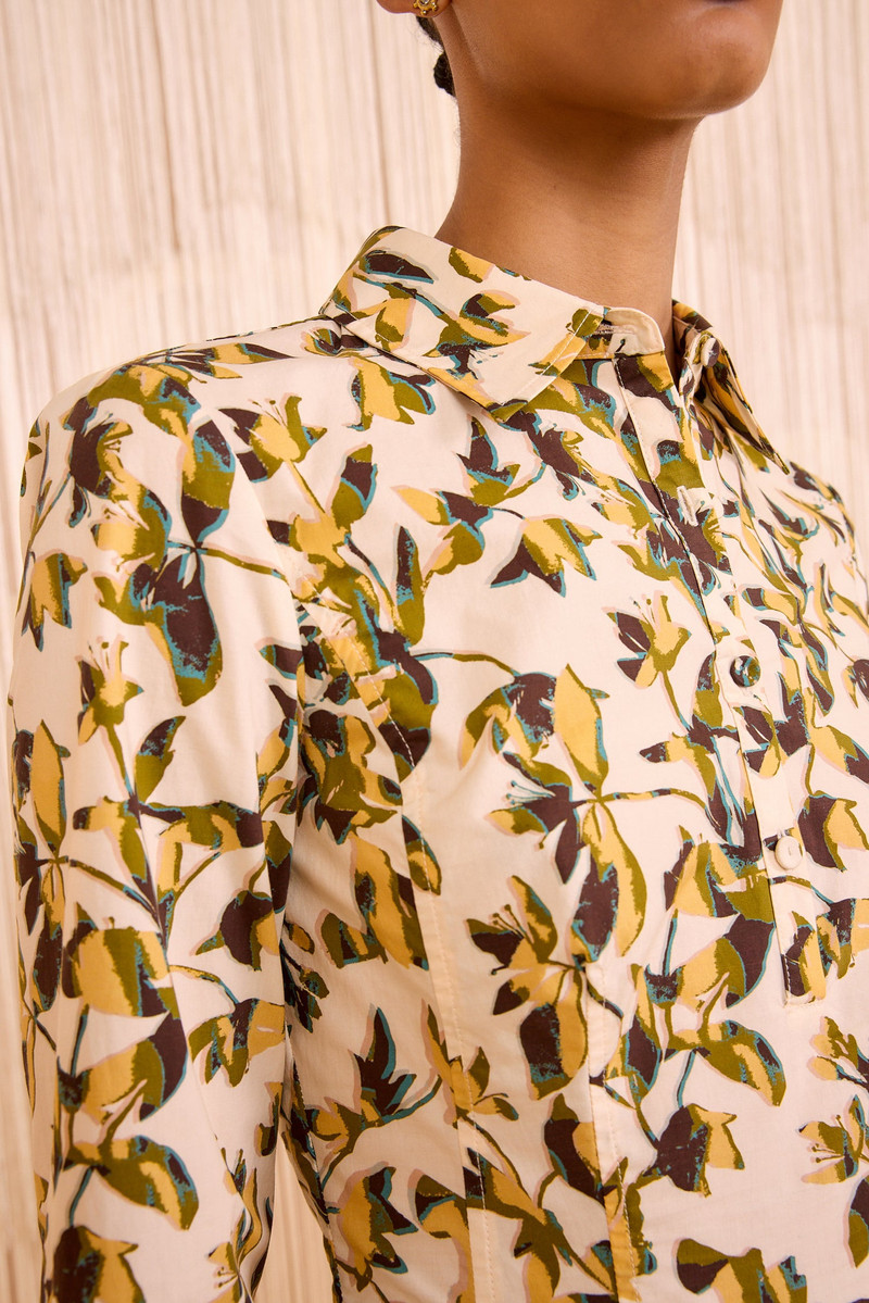 ULLA JOHNSON Nanette Long Sleeve Mini Dress outlook