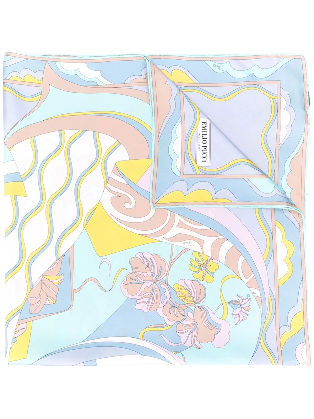 Hanami Print Silk Scarf - 1