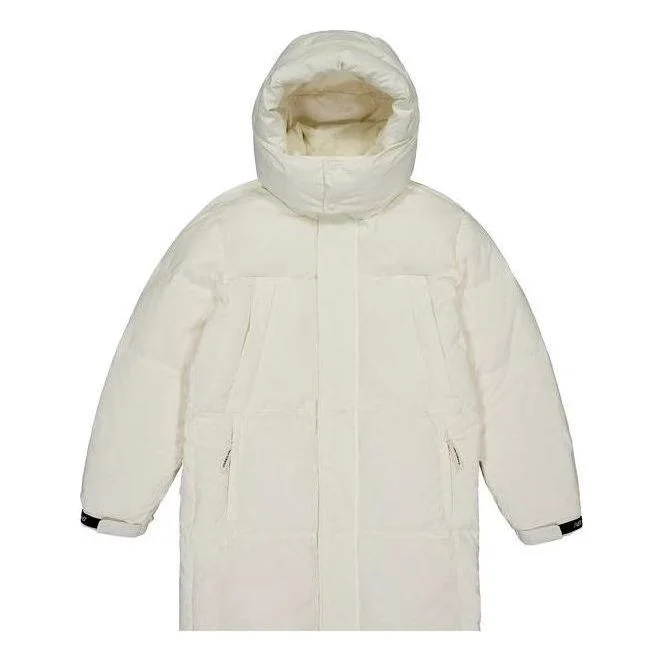 New Balance Hooded Puffer Jacket 'White' NPD49031-WT - 1