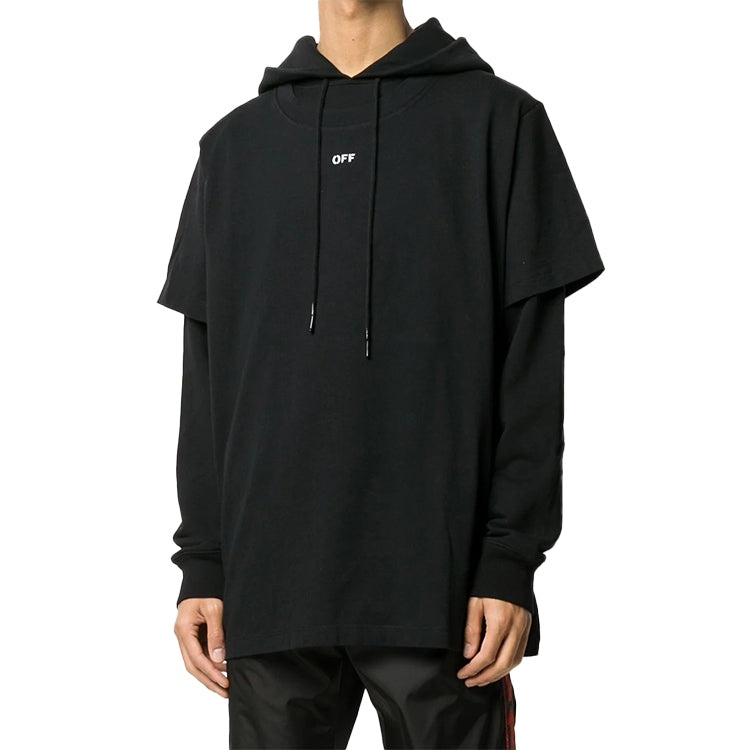 Men's Off-White Arrow Logo Black OMBB051E20FLE0011001 - 2