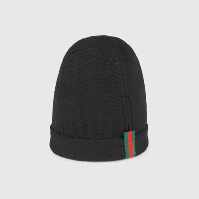 GUCCI Wool hat with Web outlook