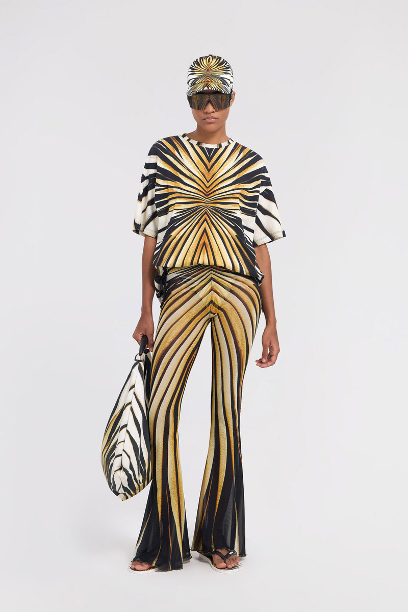 Roberto Cavalli Ray Of Gold Print Trousers outlook