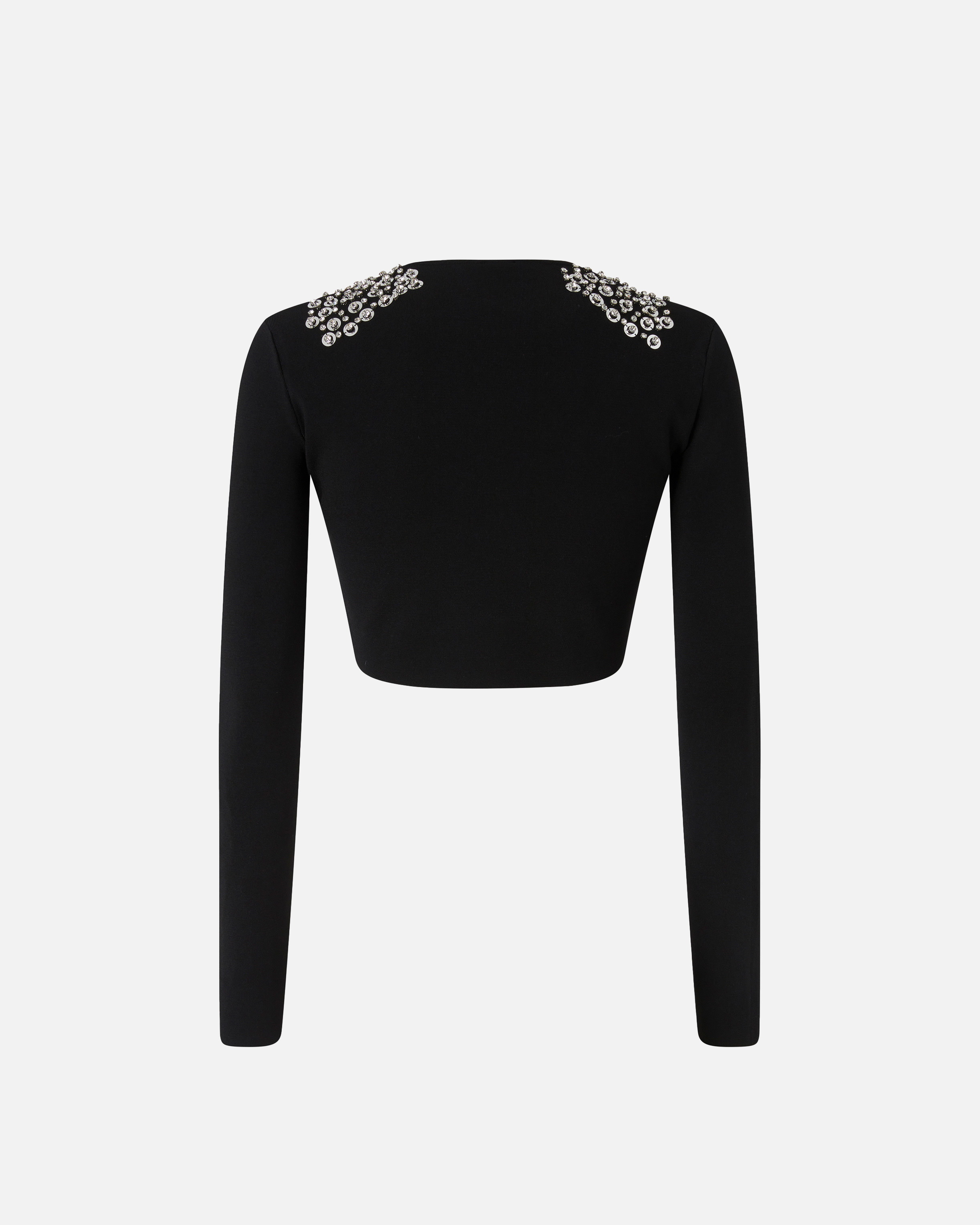 SEQUIN AND CRYSTAL SWEATER - 6