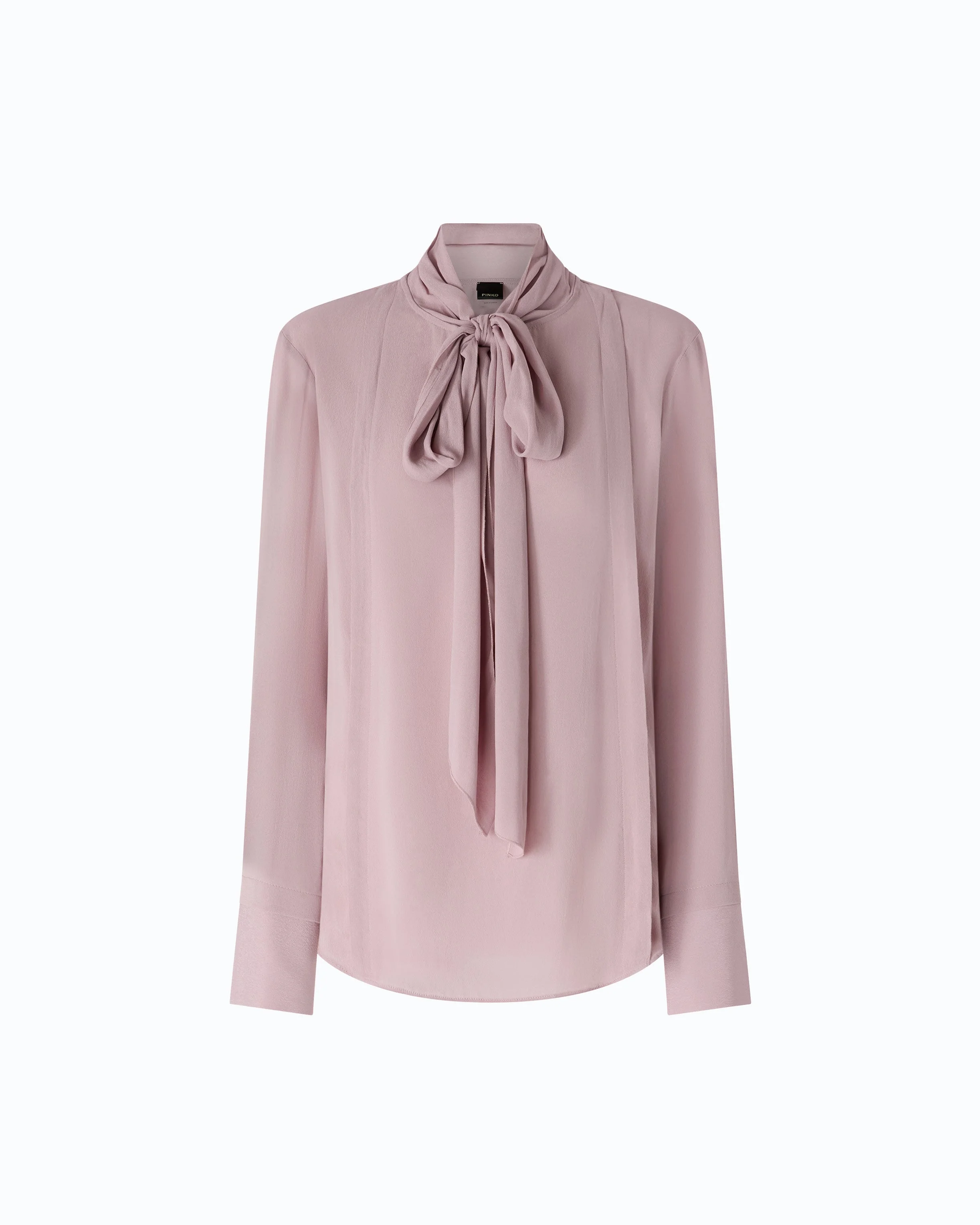 BLOUSE WITH SASH COLLAR - 1