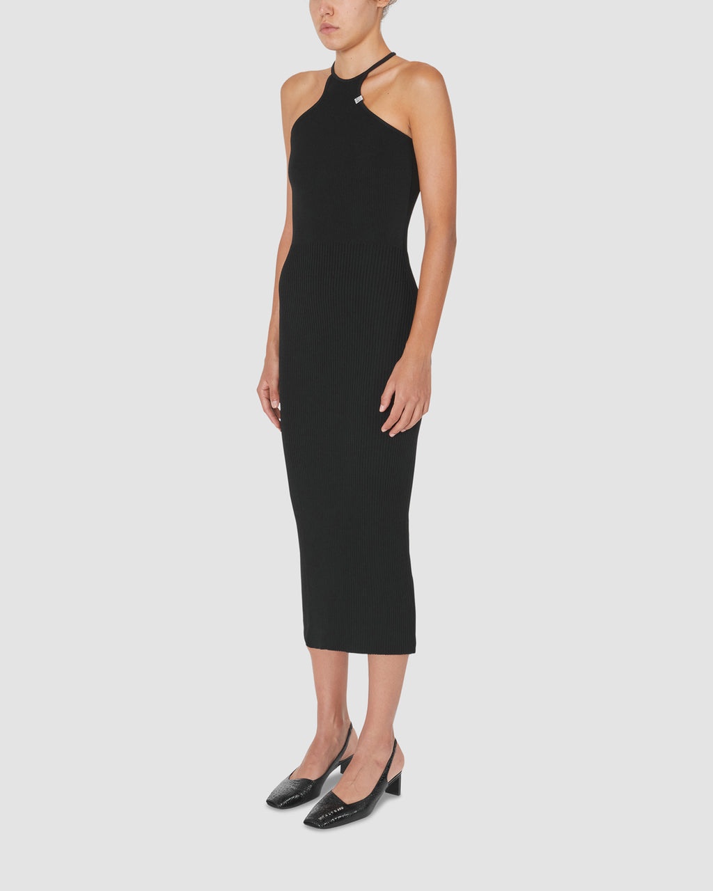 RIBBED KNIT TANK DRESS - 3