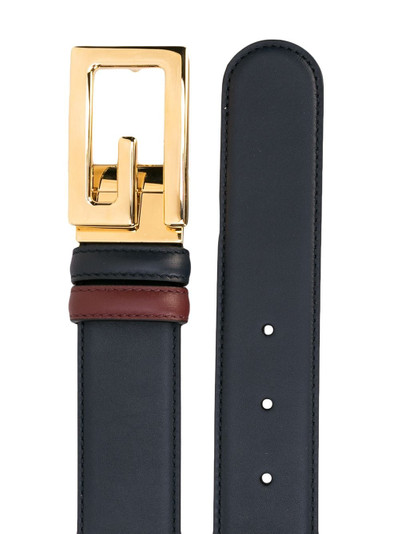 GUCCI square G buckle belt outlook