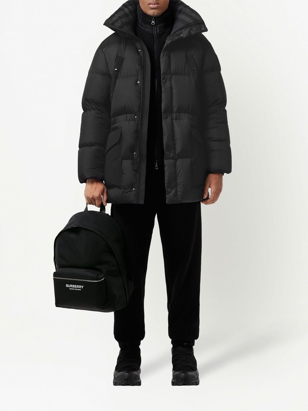logo-print zip-around backpack - 2