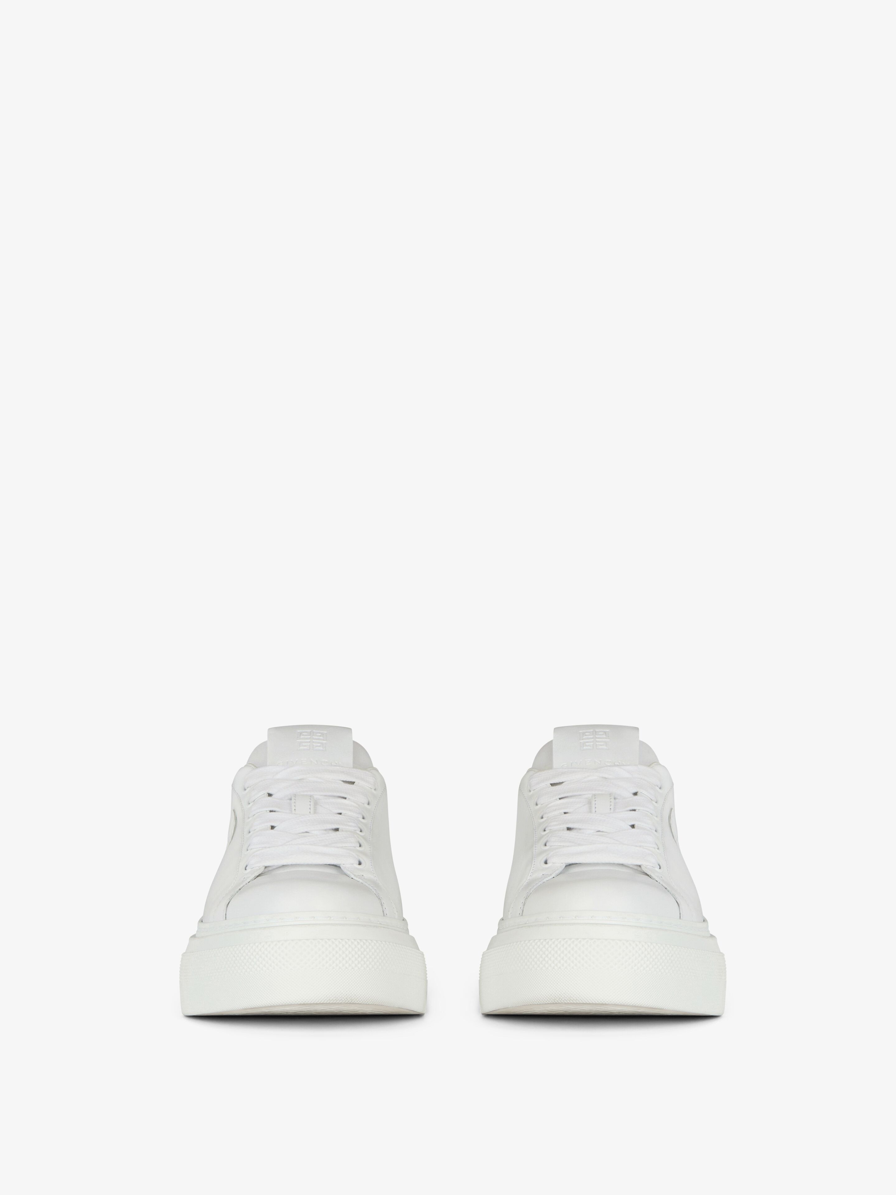 CITY PLATFORM SNEAKERS IN LEATHER - 2