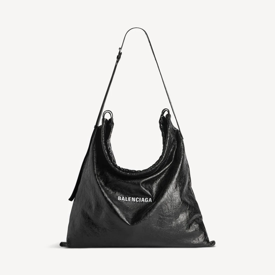 Men's Shopper Dust Bag Crossbody Pouch Large in Black - 1