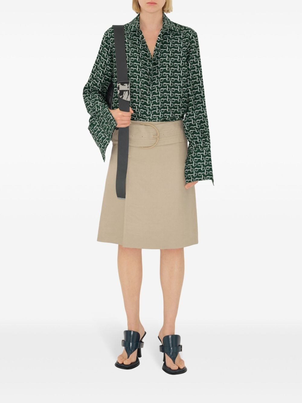 wrap canvas skirt - 2