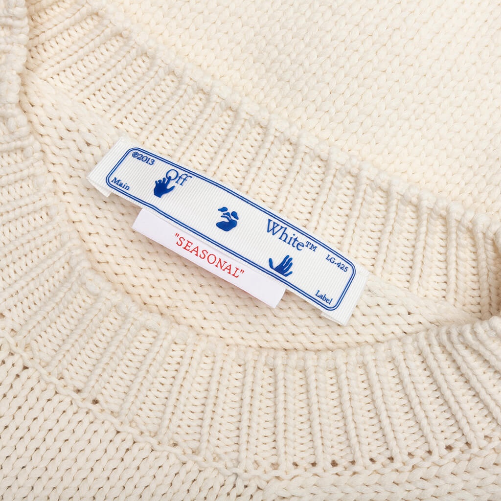 GRAFFITI ZINE CHUNKY CREWNECK - OFF WHITE - 6