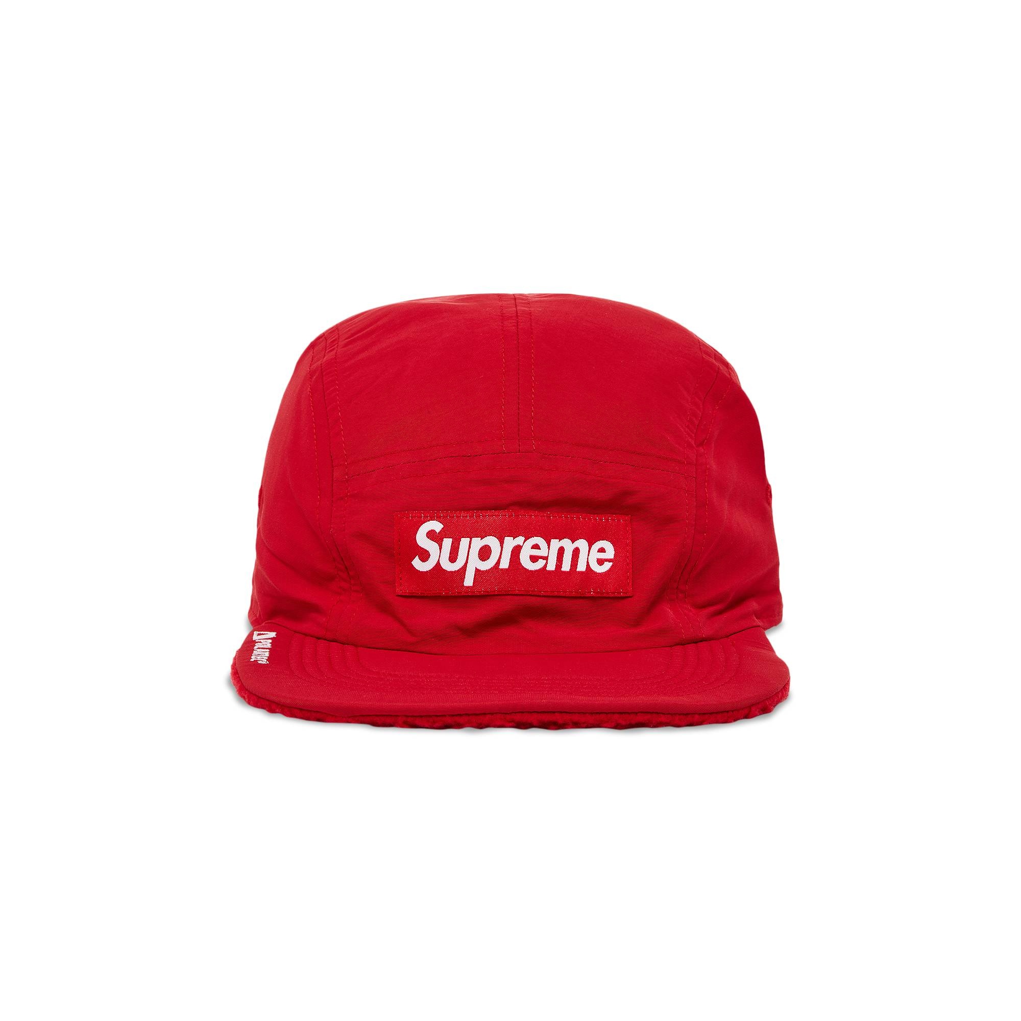 Supreme Polartec Shearling Reversible Camp Cap 'Red'